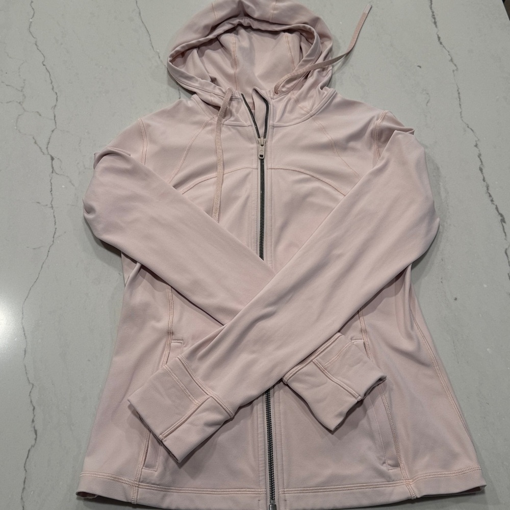 Lululemon Align Zip Up pale pink Jacket size 10